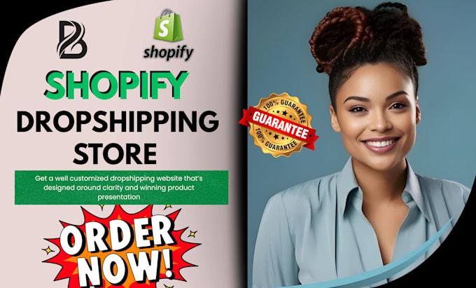 build shopify website, drop shipping, shopify  dropshipping website development