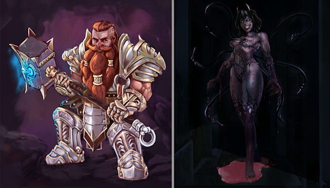 draw comic book pages and characters