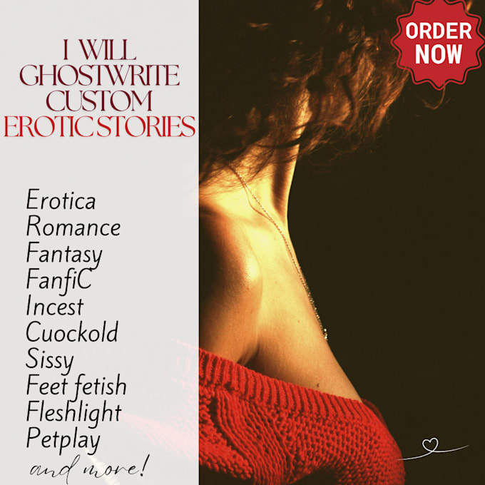 write erotic stories, erotic writing, ghostwrite nsfw anime erotica ghostwriter