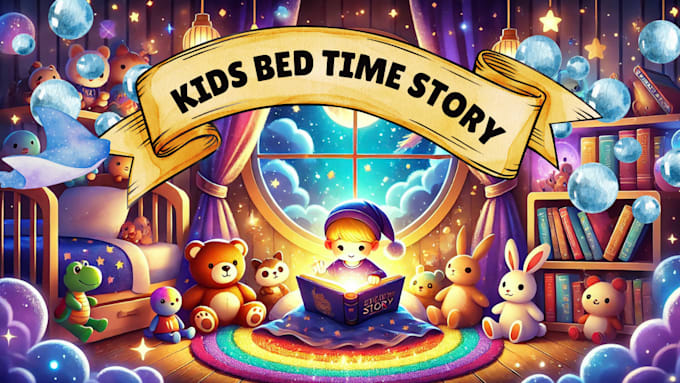 create ai bedtime story for youtube,tiktok,instagram