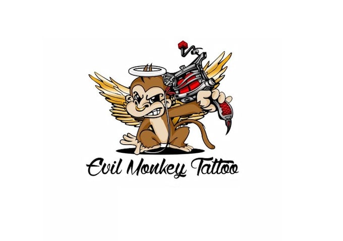 design evil tattoo artwork logo