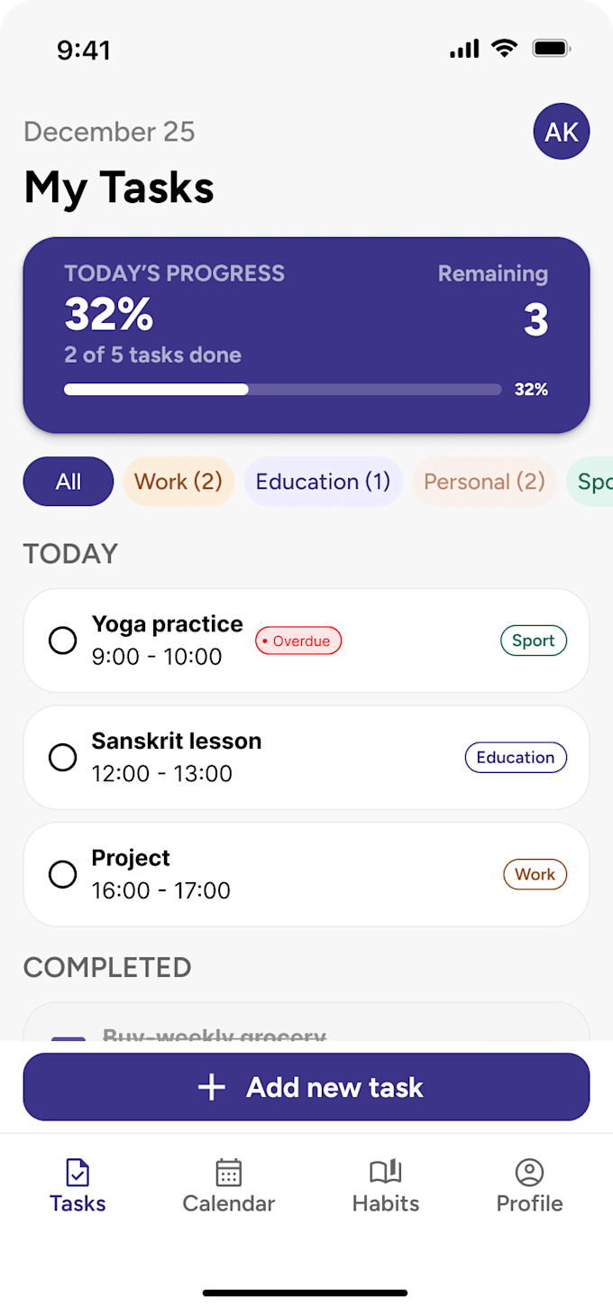 full design discovery through production ready UI