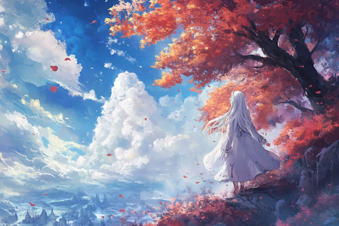 draw fantasy concept landscape illustrations