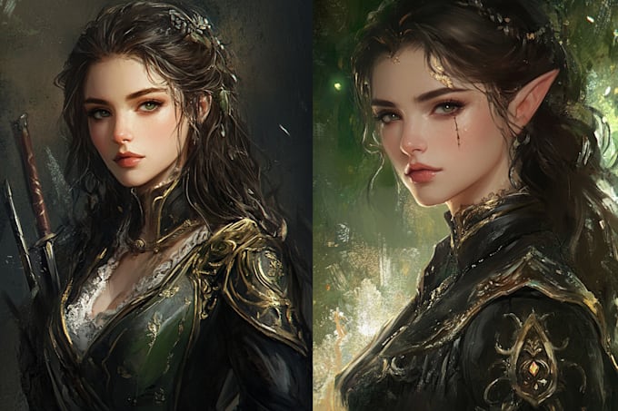 Fansinating Characters Draw original fantasy characters, concept art, fanart by Lishcelbster ...