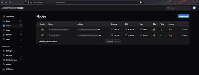 setup gameserver panel pterodactyl or pelican