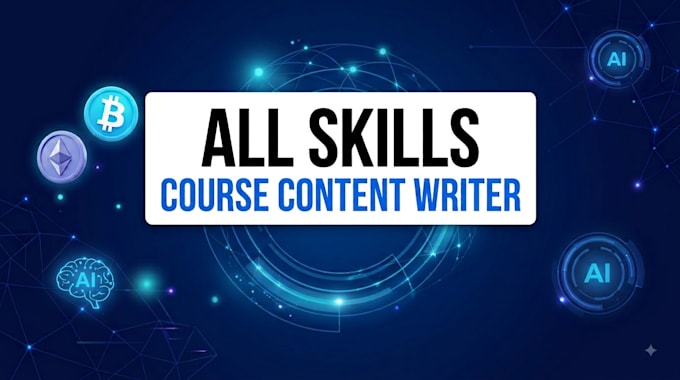 create course content about crypto, ai, online earning