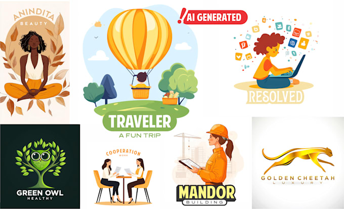 create awesome ai generated logo with midjourney
