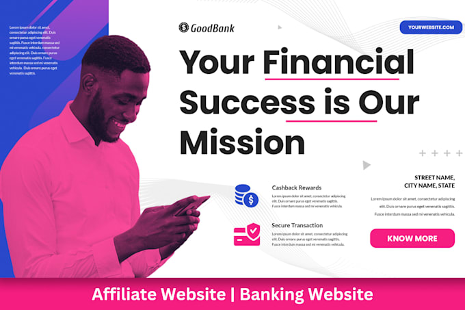 build MLM website, MLM UI UX design, affiliate website, MLM software
