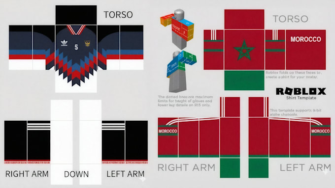 design custom roblox football kits jerseys and team uniforms