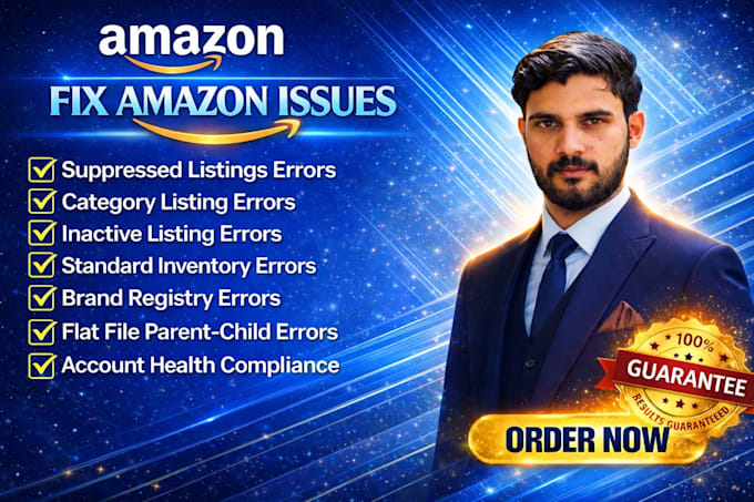 fix amazon listing, compliance, pricing and suppressed listing issues