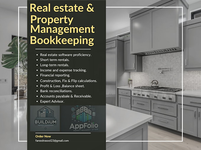 do real estate and property management bookkeeping