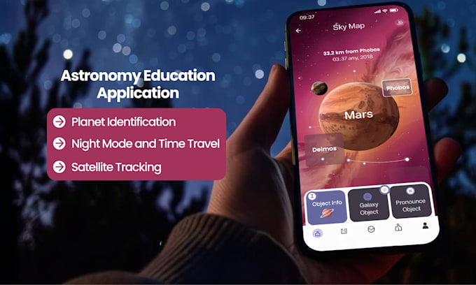 develop a star gazing and astronomy app for exploring the night sky