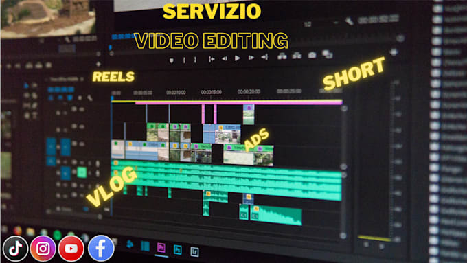 montaggio video professionale per youtube, social e aziende