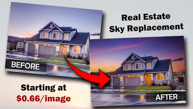 virtual twilight or day to dusk conversions