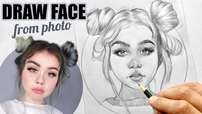 make your sketch fingure in pencil