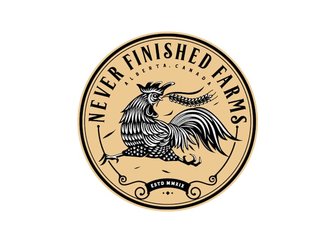 design unique fun unique farm name logo