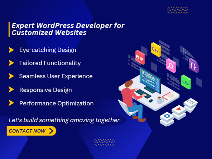 build a custom, stunning, professional wordpress website