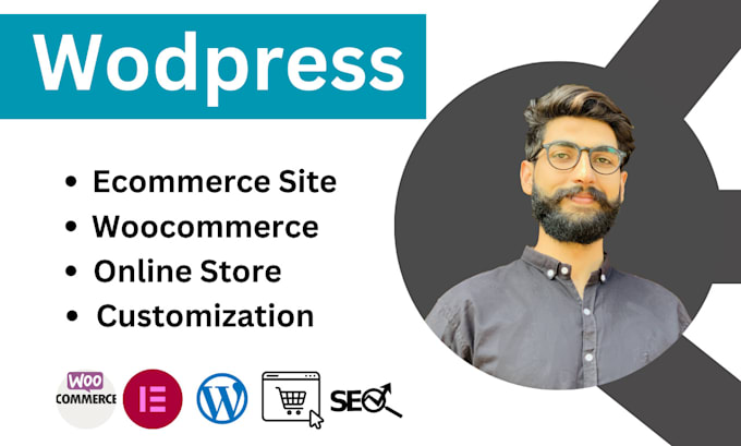 develop wordpress website, worpdress ecommerce website, online store