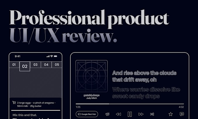 review your app or website UX and UI