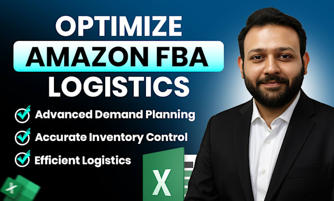 optimize amazon fba logistics, demand planning and forecasting using excel vba