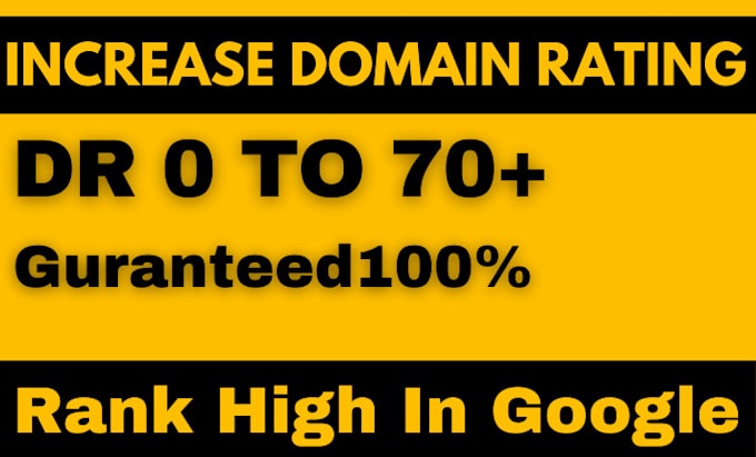 increase ahref domain rating fast