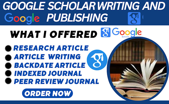 Redactar y publicar artículos con fecha anterior en google scholar ...