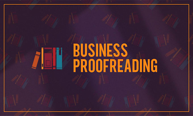 proofread your business book