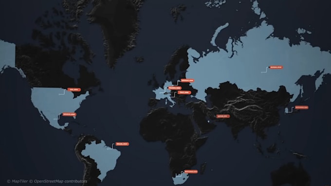 make motion graphics explainer video and map animation videos