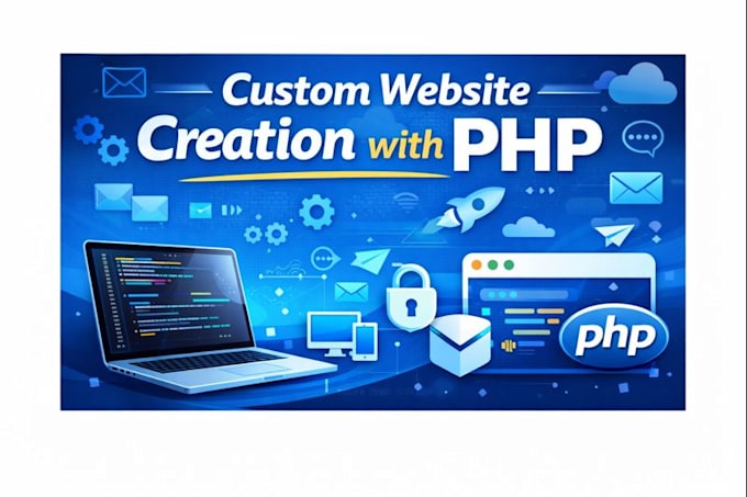 create a modern PHP website