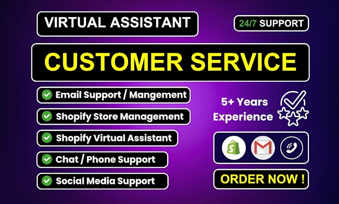 provide fulltime customer service support as virtual assistant