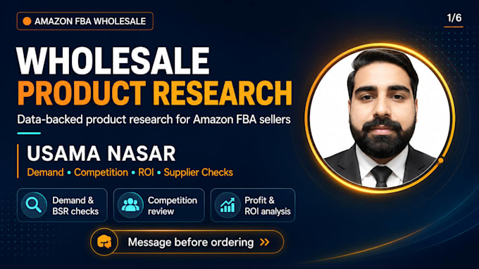 do amazon fba wholesale product research