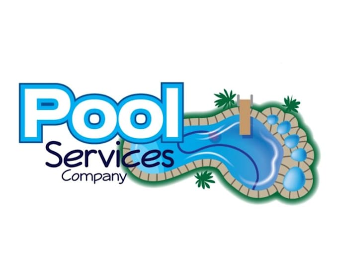 do high quality pool spa logo with express delivery