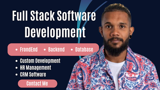 create custom PHP CRM software, erp, mlm HR management software, web portal