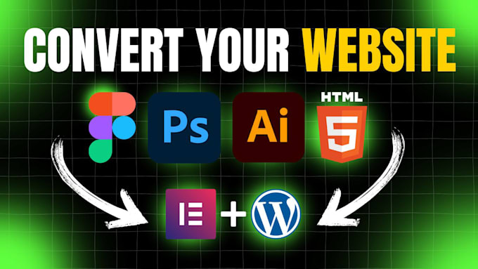 clone your website convert PSD, figma, ai to wordpress fast
