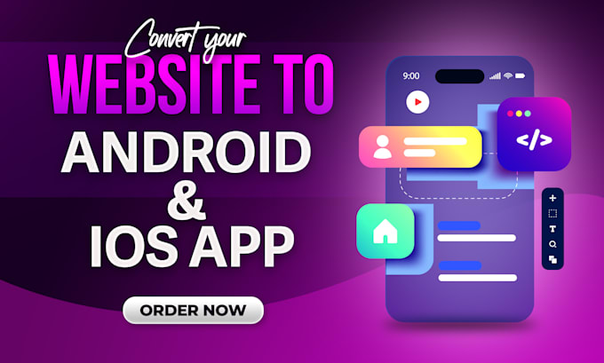 convert website to app, android app and ios app, mobile app development, webview