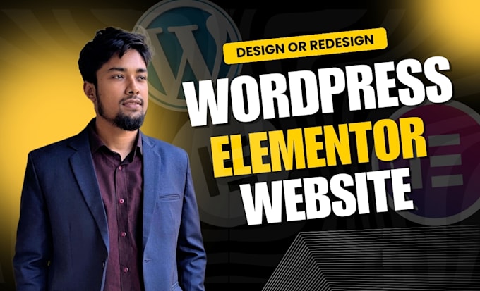 design, redesign, or rebuild a professional wordpress website with elementor pro