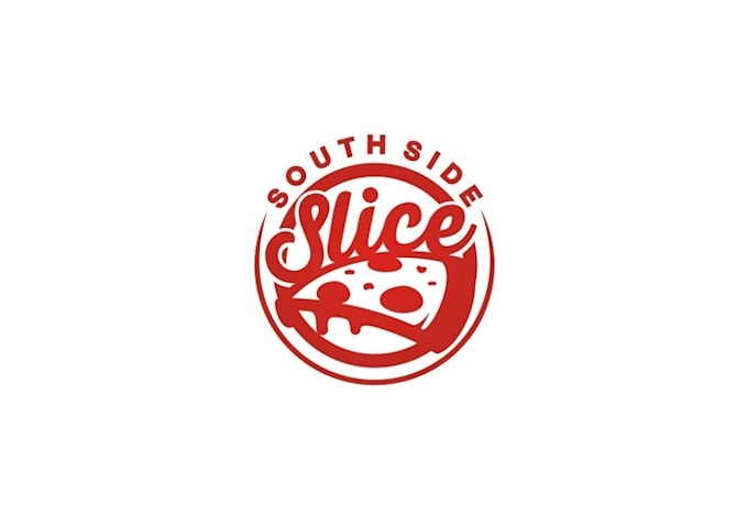 make viewable minimal casual pizzeria logo