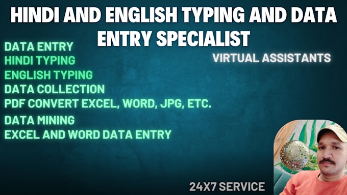 hindi and english typing specialist