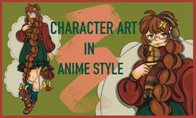 Draw anime art character design illustration, fanart by Ariaillustrator ...