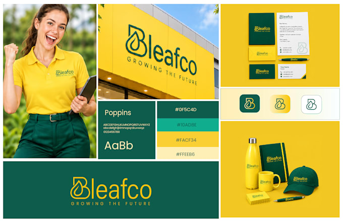 design corporate identity package and modern logo