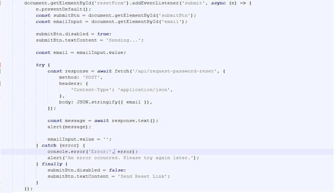 make a 2 page website