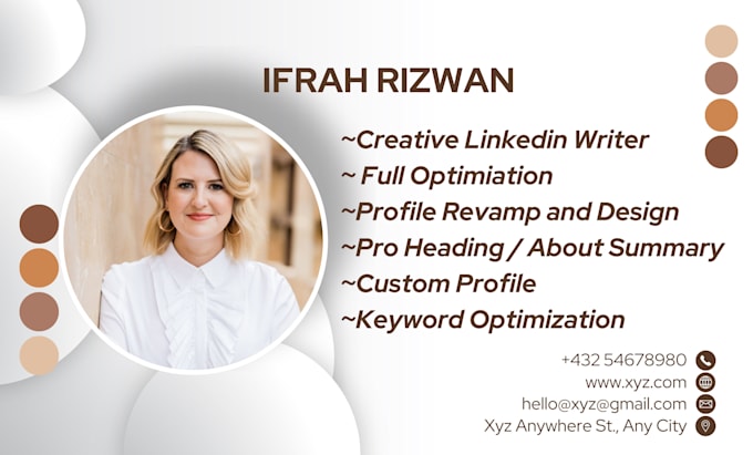 write, optimize and revamp your linkedin profile content and business page