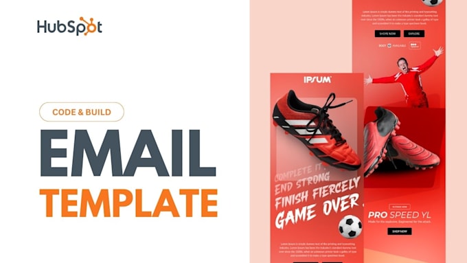 code hubspot html email template