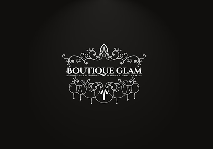 create chandelier theme around spa logo design