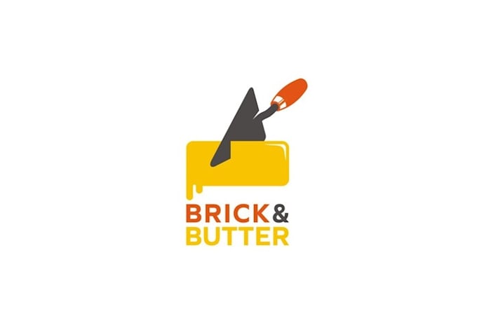 make attract magnificent brick butter logo