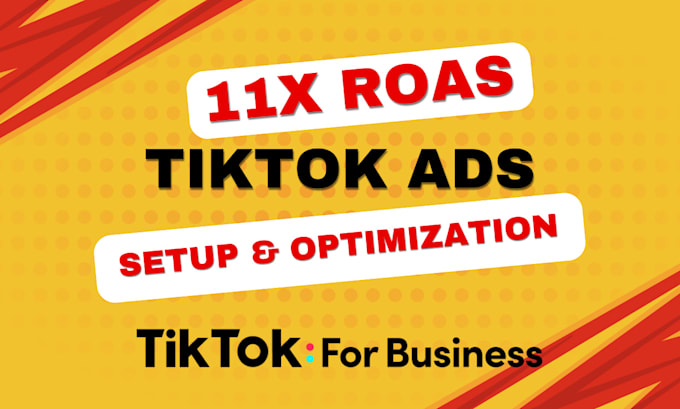 setup and optimised tiktok ads for sales and leads