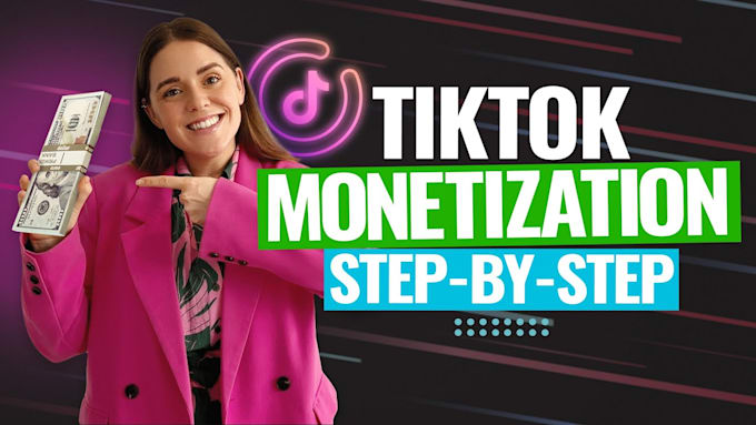 create a monetization USA or UK tiktok account with logo and tips