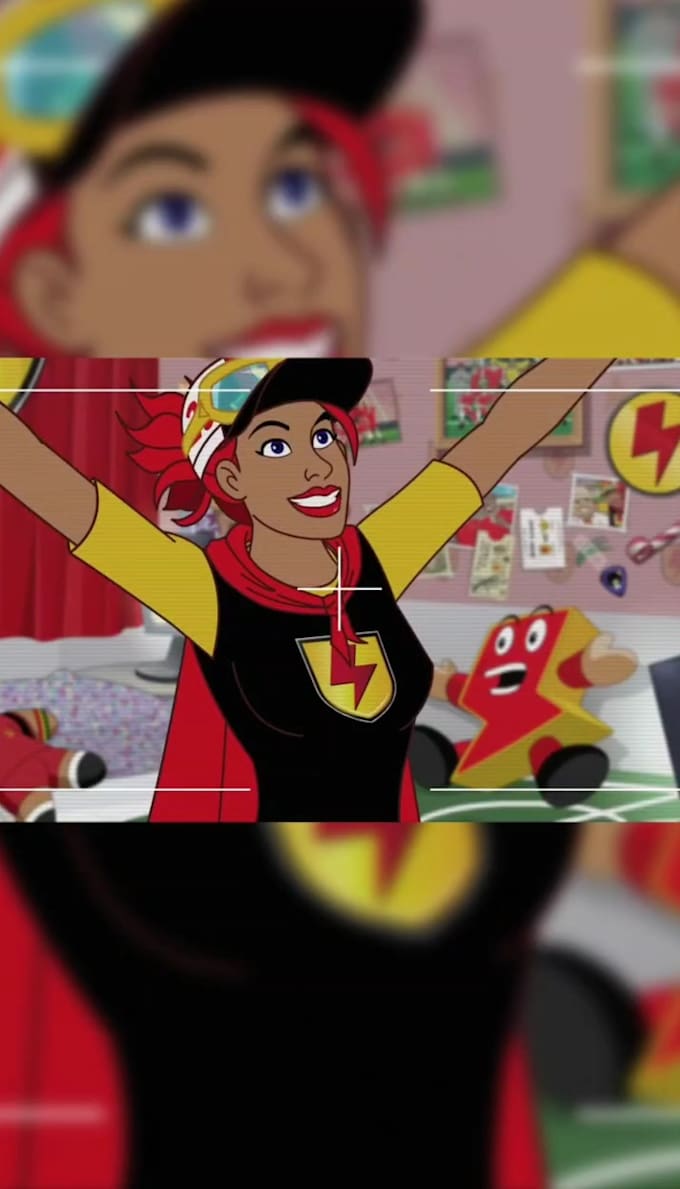 create premium 2d animation, modern motion graphics video