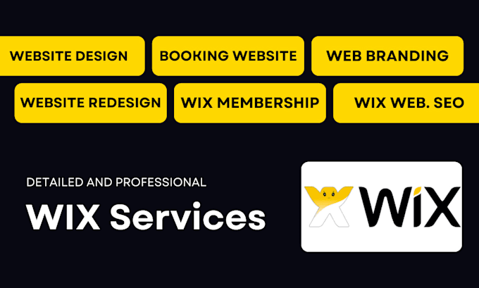 rebuild wix fix wix online store wix redesign wix booking wix membership website