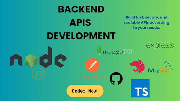 develop your backend apis with nodejs